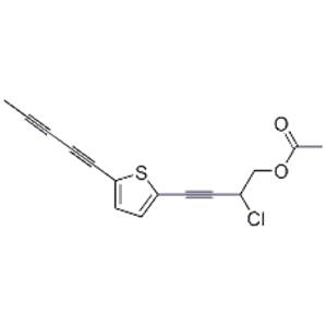 2-(4-Acetoxy-3-chloro-1-butynyl)-5-(1,3-pentadiynyl)thiophene