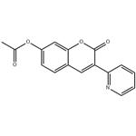 2-oxo-3-(pyridin-2-yl)-2H-chromen-7-yl acetate