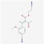 (Z)-2-cyanoethyl 2-(4-cyano-2-methoxybenzylidene)-3-oxobutanoate