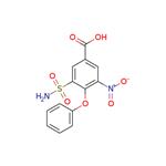 3-Nitro-4-phenoxy-5-sulfamoylbenzoic acid