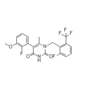 5-(2-Fluoro-3-methoxyphenyl)-1-[[2-fluoro-6-(trifluoromethyl)phenyl]methyl]-6-methyl-2,4(1H,3H)-pyrimidinedione