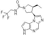 CAS # 1310726-60-3, Upadacitinib, (3S,4R)-3-Ethyl-4-(3H-imidazo[1,2-a]pyrrolo[2,3-e]pyrazin-8-yl)-N-(2,2,2-trifluoroethyl)-1-pyrrolidinecarboxamide, ABT 494