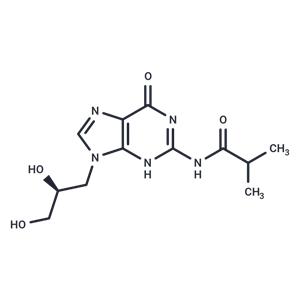 N2-Isobutyryl-(S)-9-(2,3-dihydroxypropyl)-guanine