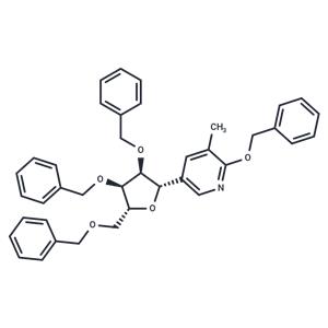 5-(2,3,5-Tri-O-benzyl-beta-D-ribofuranosyl)-3-methyl-2-benzyloxypyridine