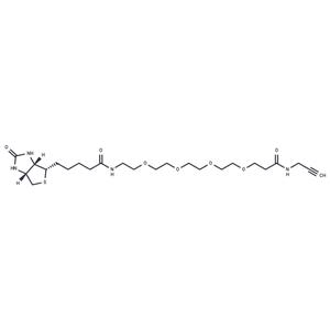 Biotin-PEG4-amide-Alkyne