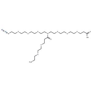 N-(Azido-PEG3)-N-(PEG2-amine)-PEG3-acid