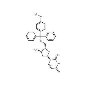 3’-b-Amino-2’,3’-dideoxy-5’-O-methoxy trityluridine