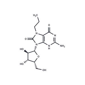 7-n-Propyl-7,8-dihydro-8-oxo-9-(beta-D-xylofuranosyl)guanine