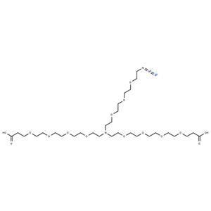 N-(Azido-PEG3)-N-bis(PEG4-acid)