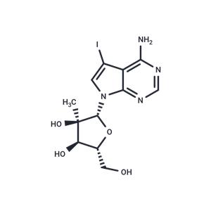 4-Amino-5-iodo-7-(2-b-C-methyl-β-D-ribofuranosyl)-7H-pyrrolo[2,3-d]pyrimidine