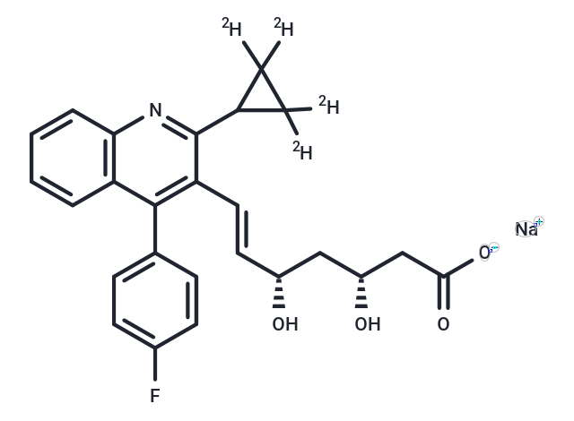 Pitavastatin-d4 Sodium Salt