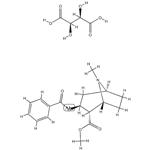 [1R-(2-endo,3-exo)]-3-(benzoyloxy)-2-(methoxycarbonyl)-8-methyl-8-azoniabicyclo[3.2.1]octane hydrogen [R-(R*,R*)]-tartrate