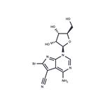 4-Amino-6-bromo-5-cyano-1-(beta-D-ribofuranosyl)-7H-pyrrolo[2.3-d]pyrimidine