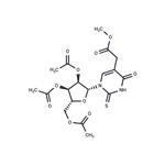 2’,3’,5’-Tri-O-acetyl-5-methoxycarbonylmethyl-2-thiouridine