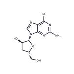 2-Amino-6-chloro-9-(3-deoxy-beta-D-ribofuanosyl)-9H-purine