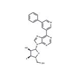 9-(3-Deoxy-3-fluoro-β-D-ribofuranosyl)-6-(5-phenylpyridin-3-yl)purine