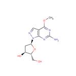 6-Amino-4-methoxy-1-(2-deoxy-a-D-ribofuranosyl)-1H-pyrazolo[3,4-d]pyrimidine