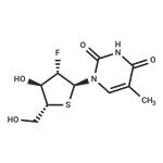 2’-Deoxy-2’-fluoro-5-methyl-4’-thio-a-D-arabinouridine