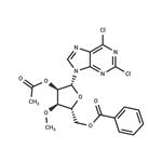 9-(2’-O-Acetyl-5’-O-benzoyl-3’-O-methyl-beta-D-ribofuranosyl)-2,6-dichloropurine