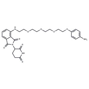 Pomalidomide-PEG4-Ph-NH2