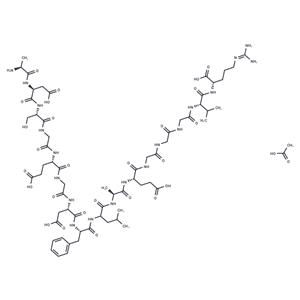 Fibrinopeptide A, human acetate