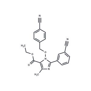 ethyl 1-[(4-cyanobenzyl)oxy]-2-(3-cyanophenyl)-4-methyl-1H-imidazole-5-carboxylate