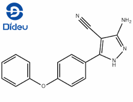 5-amino-3-(4-phenoxyphenyl)-1H-pyrazole-4-carbonitrile