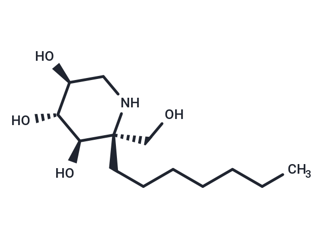 5-C-heptyl-DNJ