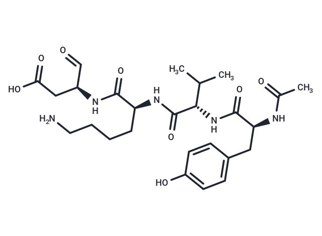 Ac-Tyr-Val-Lys-Asp-aldehyde