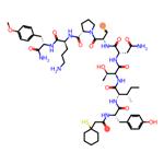 vasotocin, (beta-mercapto-beta,beta-cyclopentamethylenepropionic acid)-O-methyl-Tyr(2)-Thr(4)-Orn(8)-Tyr(9)-NH2