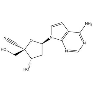 (2R,3S,5R)-5-(4-amino-7H-pyrrolo[2,3-d]pyrimidin-7-yl)-3-hydroxy-2-(hydroxymethyl)tetrahydrofuran-2-carbonitrile