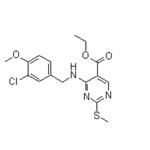 4-[[(3-Chloro-4-methoxyphenyl)methyl]amino]-2-(methylthio)-5-pyrimidinecarboxylic acid ethyl ester