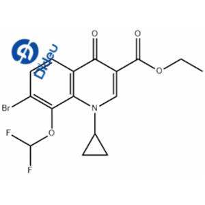 7-BROMO-1-CYCLOPROPYL-8-(DIFLUOROMETHOXY)-1,4-DIHYDRO-4-OXO-3-QUINOLINECARBOXYLIC ACID ETHYL ESTER