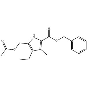 BENZYL 5-ACETOXYMETHYL-4-ETHYL-3-METHYL-2-PYRROLECARBOXYLATE