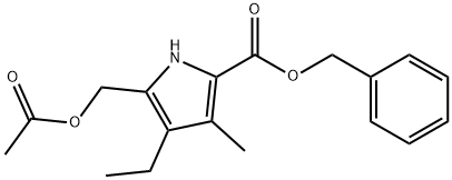 BENZYL 5-ACETOXYMETHYL-4-ETHYL-3-METHYL-2-PYRROLECARBOXYLATE