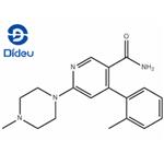 3-PYRIDINECARBOXAMIDE, 4-(2-METHYLPHENYL)-6-(4-METHYL-1-PIPERAZINYL)-