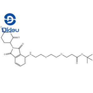 Propanoic acid, 3-[2-[2-[[2-(2,6-dioxo-3-piperidinyl)-2,3-dihydro-1,3-dioxo-1H-isoindol-4-yl]amino]ethoxy]ethoxy]-, 1,1-dimethylethyl ester