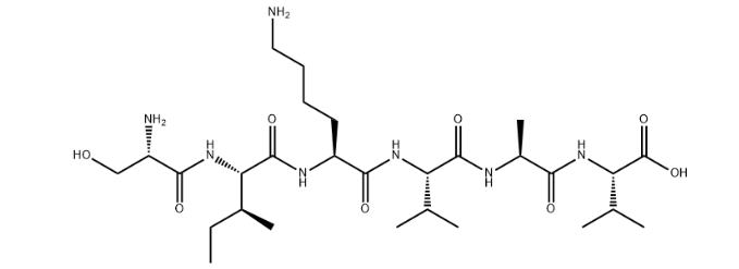 Hexapeptide-10, Serilesine,  H-SER-ILE-LYS-VAL-ALA-VAL-OH