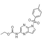 N-[5-[(4-Methylphenyl)sulfonyl]-5H-pyrrolo[2,3-b]pyrazin-2-yl]carbamic acid ethyl ester