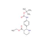 rel-Ethyl (2R,3S)-2-(4-((tert-butoxycarbonyl)amino)phenyl)piperidine-3-carboxylate