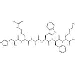 histidyl-arginyl-alanyl-tryptophyl-phenylalanyl-lysinamide