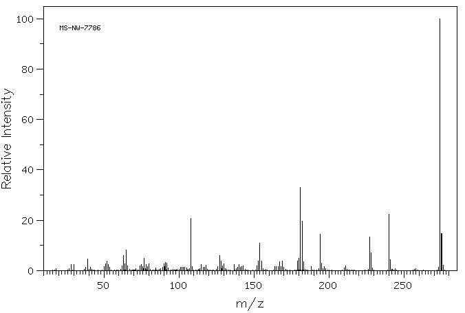 DISPERSE YELLOW 9(6373-73-5) MS