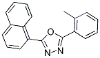 2-(2-METHYLPHENYL)-5-(1-NAPHTHYL)-1,3,4-OXADIAZOLE Struktur