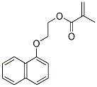 2-(1-NAPHTHYLOXY)-ETHYL METHACRYLATE Struktur