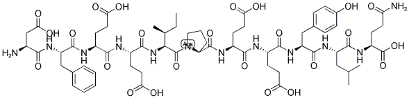 HIRUDIN (55-65) (DESULFATED) Struktur