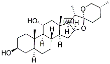 (25R)-5ALPHA-SPIROSTAN-3BETA,11ALPHA-DIOL Struktur