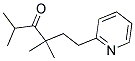 6-(2-PYRIDYL)-2,4,4-TRIMETHYL-3-HEXANONE Struktur