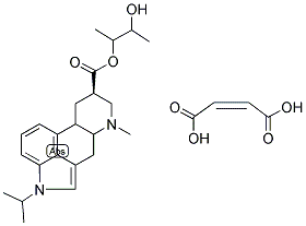 6-METHYL-1-(1-METHYLETHYL)-ERGOLINE-8BETA-CARBOXYLIC ACID 2-HYDROXY-1-METHYLPROPYL ESTER MALEATE Struktur