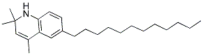 6-DODECYL-1,2-DIHYDRO-2,2,4-TRIMETHYLQUINOLINE Struktur