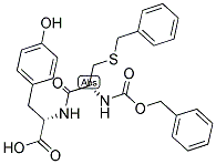 N-CARBOBENZOXY-S-BENZYL-CYSTEINYL-L-TYROSINE Struktur